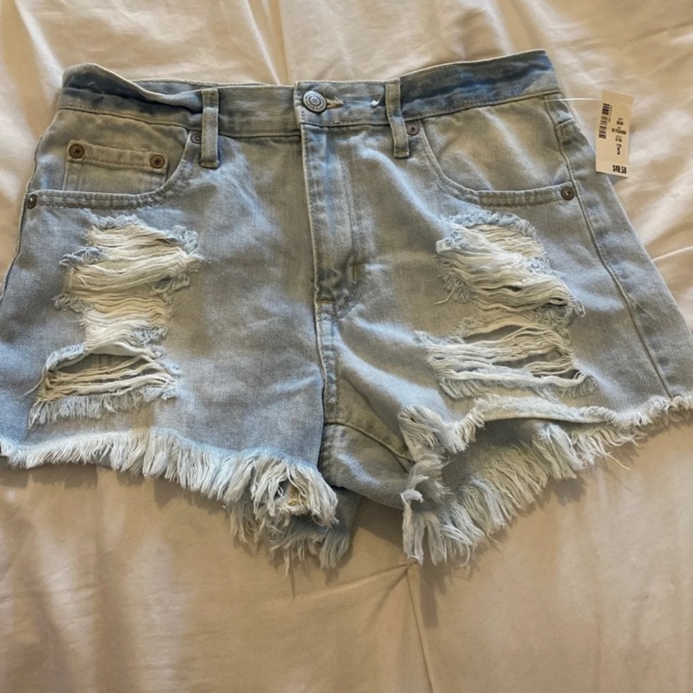 Aeropostale Light Wash Denim Shorts New With Tags